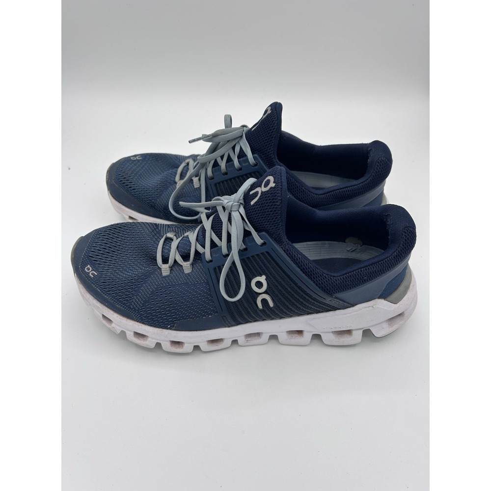 On Cloud Running Shoes Mens 8 Helion Cloudtec Blue Swiss Engineering Performance